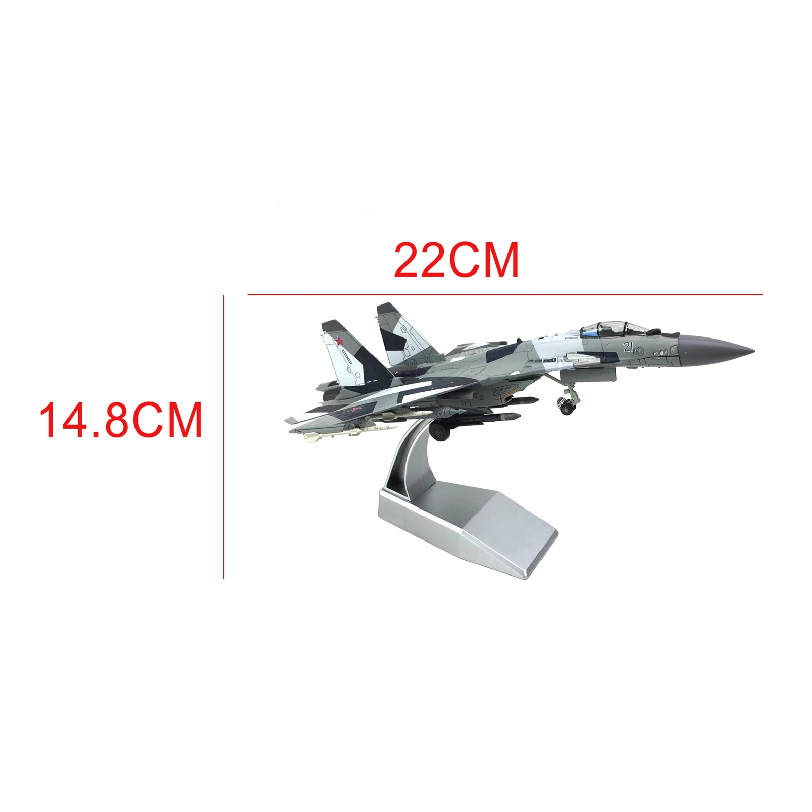 1/100 Sukhoi SU-35 Metal Plane Model With Display Stand Collectibles Airplane Room Decoration Boy Gift