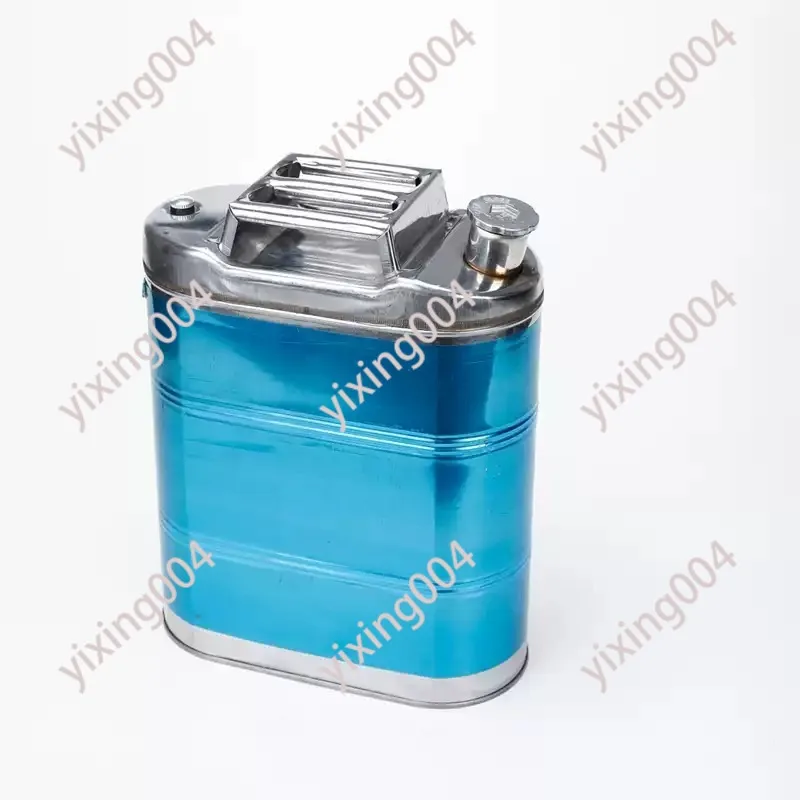 Rustproof Stainless Steel Fuel Tank, 20L/30L Large Capacity Portable Oil Container with 3 Comfort Grip Handles