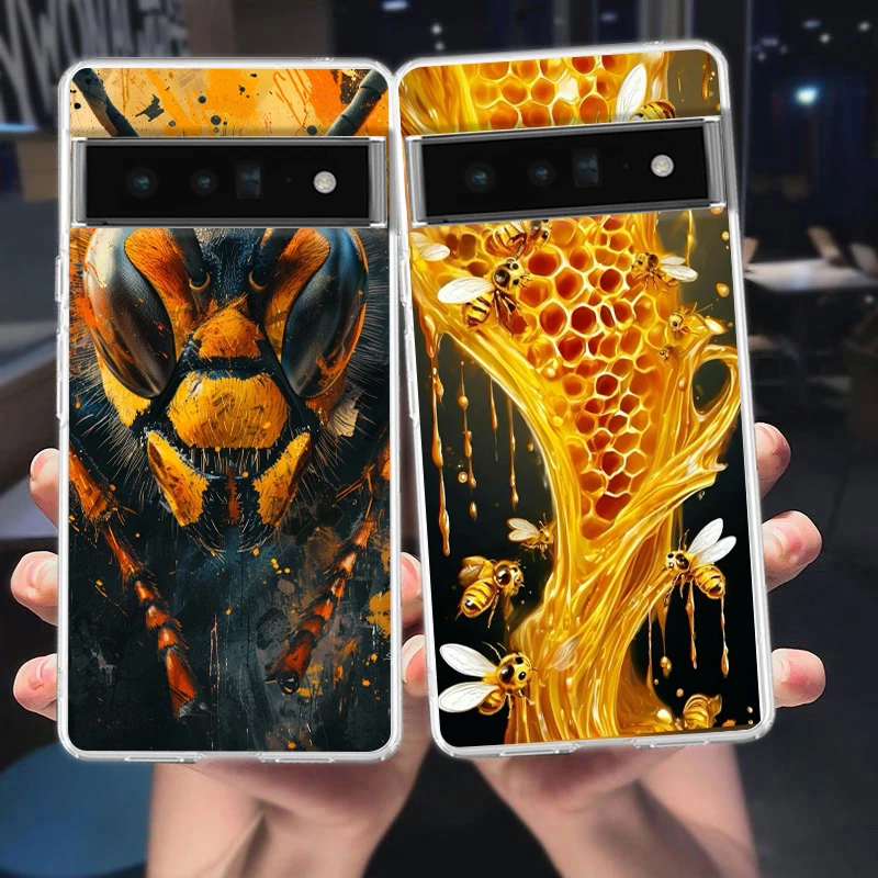 Bugs bees scientific decomposition Phone Case for Google Pixel 9 8 7 6 5 4 4XL Soft TPU 7A 6A 5A 4A 3A Pro XL Transparent Shell