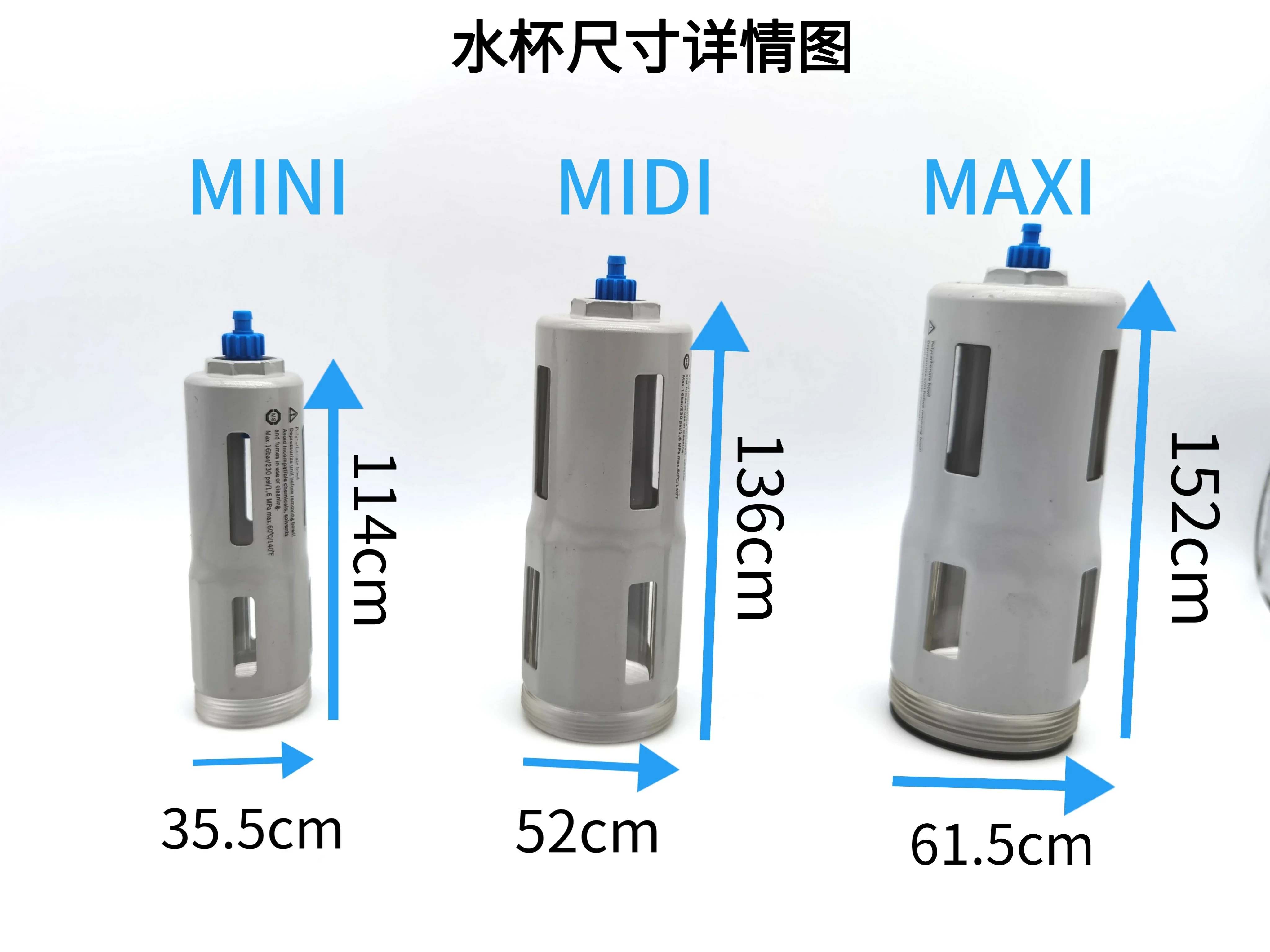 Suit FESTO oil-water separator, air source processor accessories aluminum alloy air separation block/water filter cup