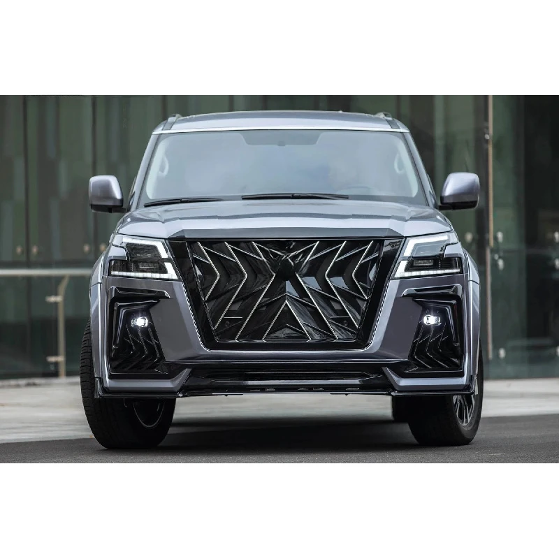 

Auto Mod Facelift Full Exterior Body Kit Front Rear Bumper Side Skirts Auto Parts Fit Patrol Y62