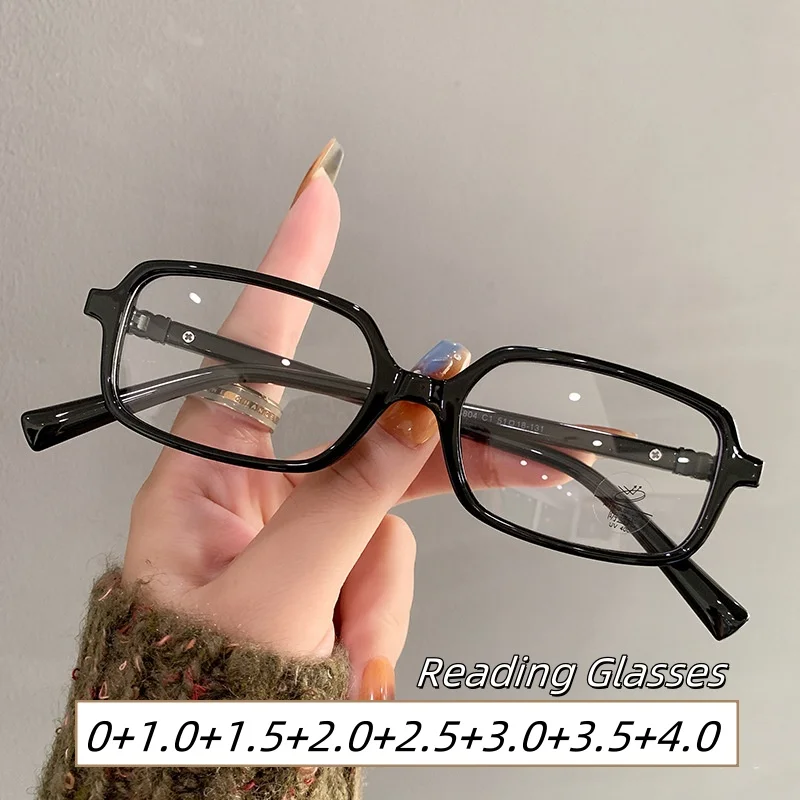 

Unisex Small Square Reading Glasses Women Eye Protection Computer Eyewear Anti Blue Light Presbyopia Eyeglasses Spectacles Frame