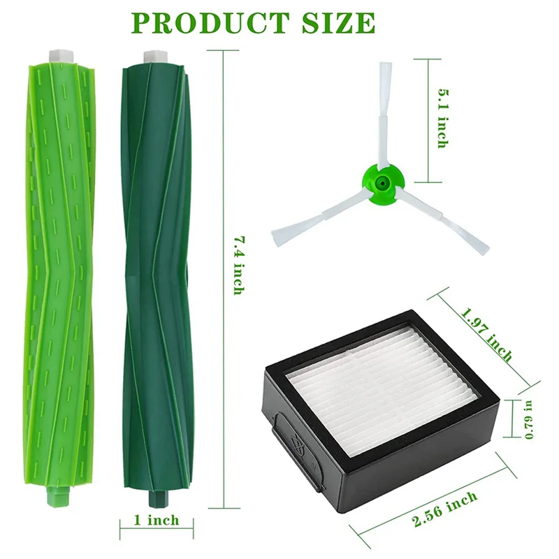 A02V-Replacement Parts for iRobot Roomba E, I, & J Series I7 I7+ I2 I3 I3+ I4 I4+ I6 I6+ I8 I8+/Plus J7 J7+ E5 E6 E7