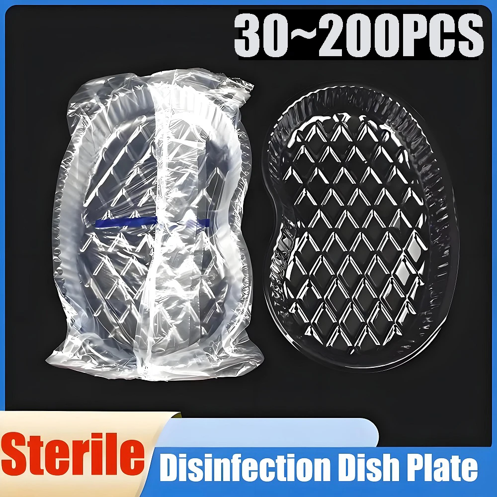 

30~200Pcs Disposable Sterile Kidney Tray Disinfection Waist Dish Plates Storage Box For Dental Medical Surgical Tray