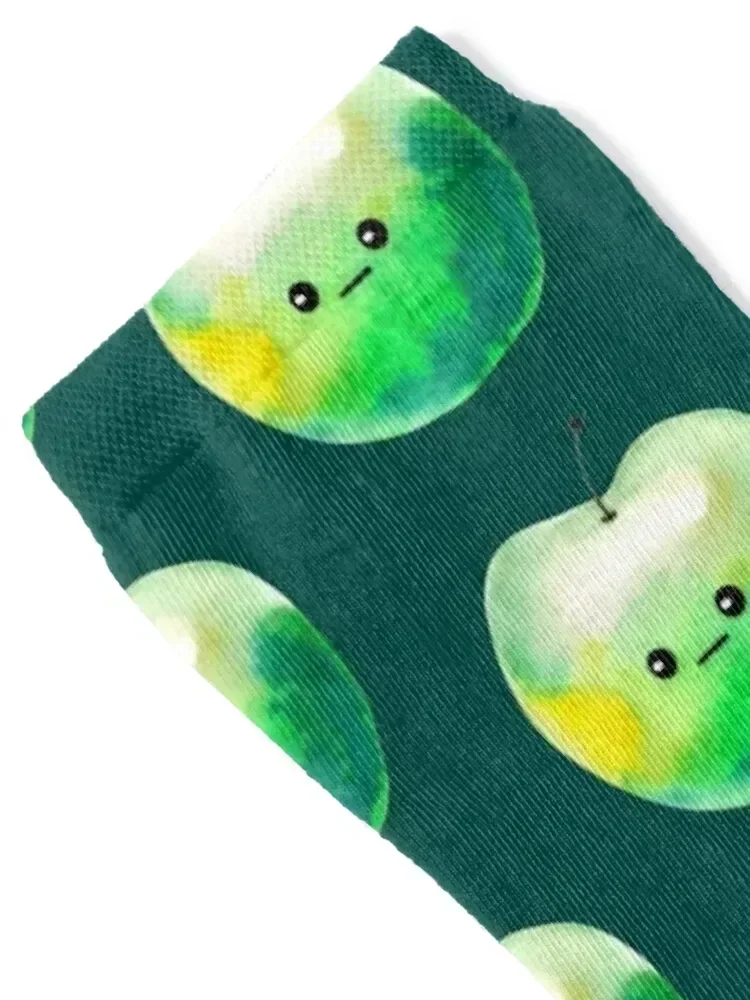 Bored Green Apple Socks moving stockings ankle Stockings Designer Man Socks Women's