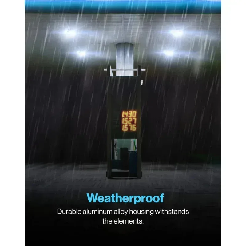 QAZ8-10 Pack UFO LED High Bay Light.Plug &Play Lighting для склада. Дневной свет 5000K.50 Вт. Шнур питания в комплекте. 1900 лм, 120 В переменного тока.