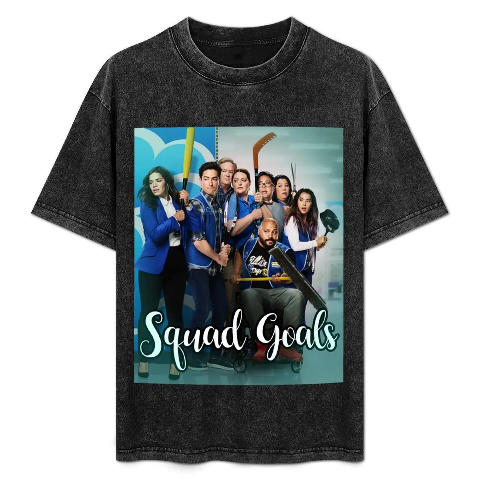 

squad goals cloud 9 superstore funny show fan lover T-Shirt street wear vintage t shirts Clothing mens t shirt