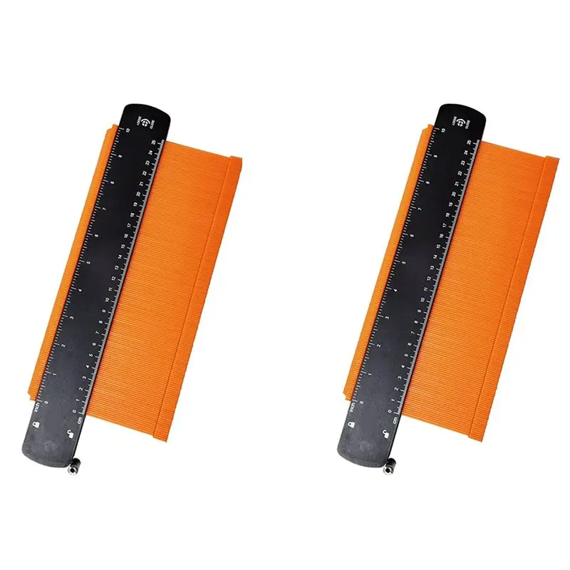 Most-2X 10 Inch Super Gauge Shape And Outline Tool, Contour Gauge Profile Tool With Lock, Measuring Tools Shape Duplicator
