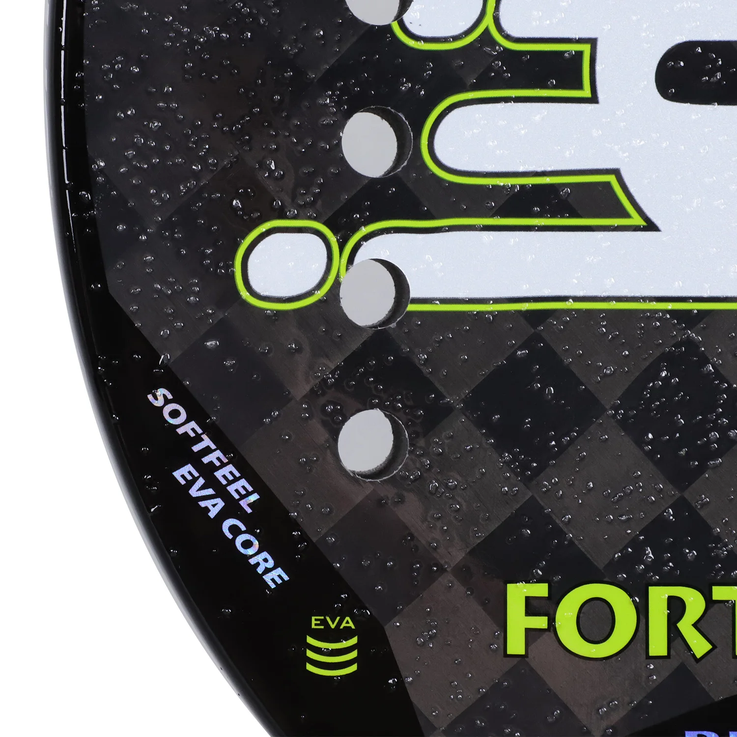 OPTUM FORTRESS 18K Carbon Fiber Rough Surface 14 Holes Beach Tennis Racket With Cover Bag