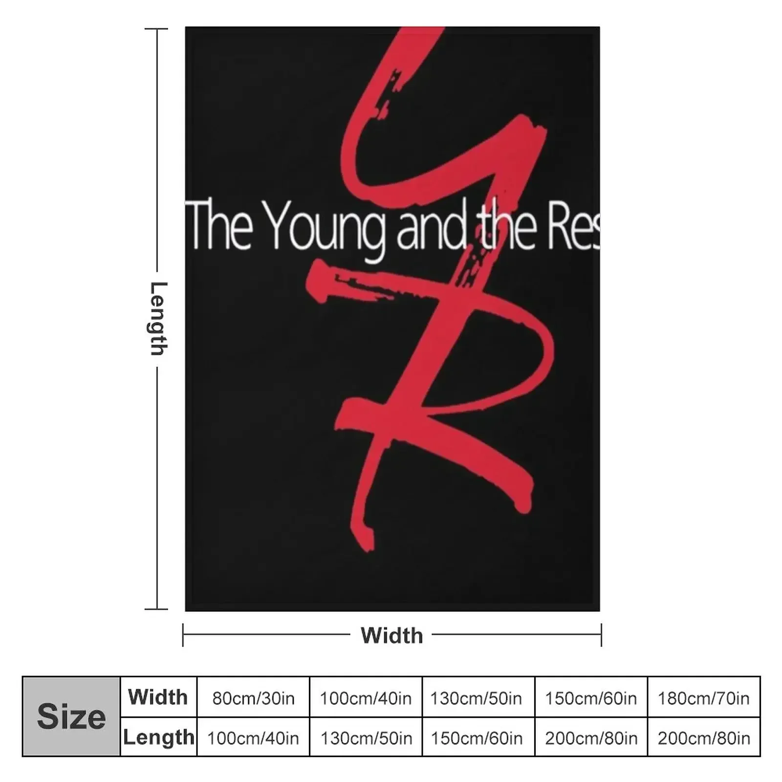 Young and Restless Essential Throw Blanket couch cozy soft plush fuzzy picnic outdoor blanket