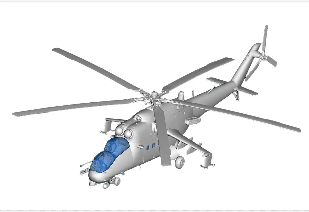 Trumpeter 05829 1:48 Mi-24P Hind-F Aircraft Model Kit