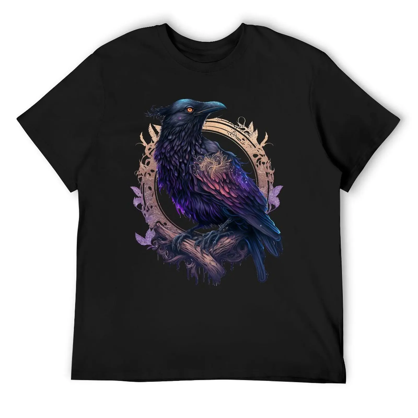 Highly Detailed Vivid Magical Raven - Blackbird - Crow T-Shirt sublime boys whites heavyweight t shirts for men