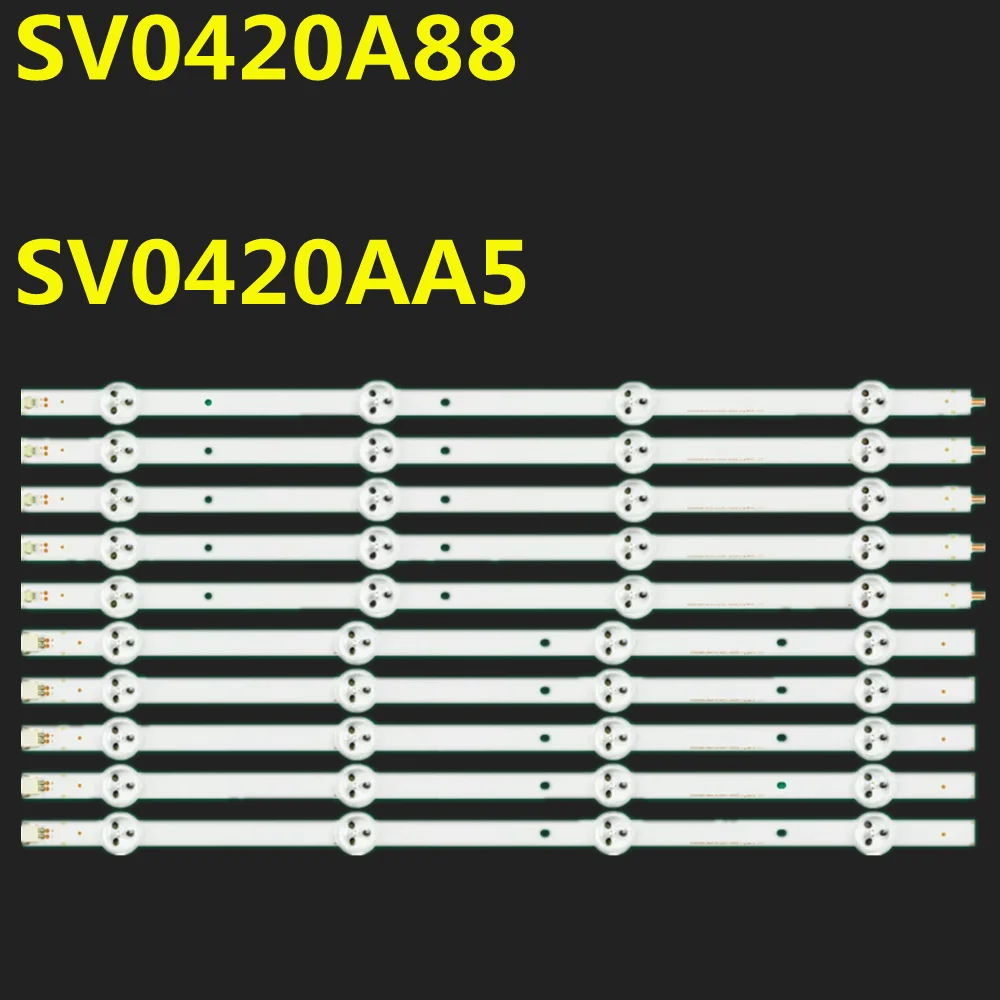 

New 10Kit LED Strip For SV0420A88 SV0420AA5 TX-42AS520B TX42AS500B TX42A400B TH-42A410T TH-42A400C TH-42AS600C LC420DUE FG A1