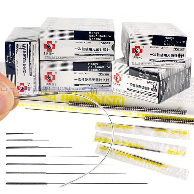 Hanyi Sec disposable acupuncture needle 100 pieces a box Individual packaging