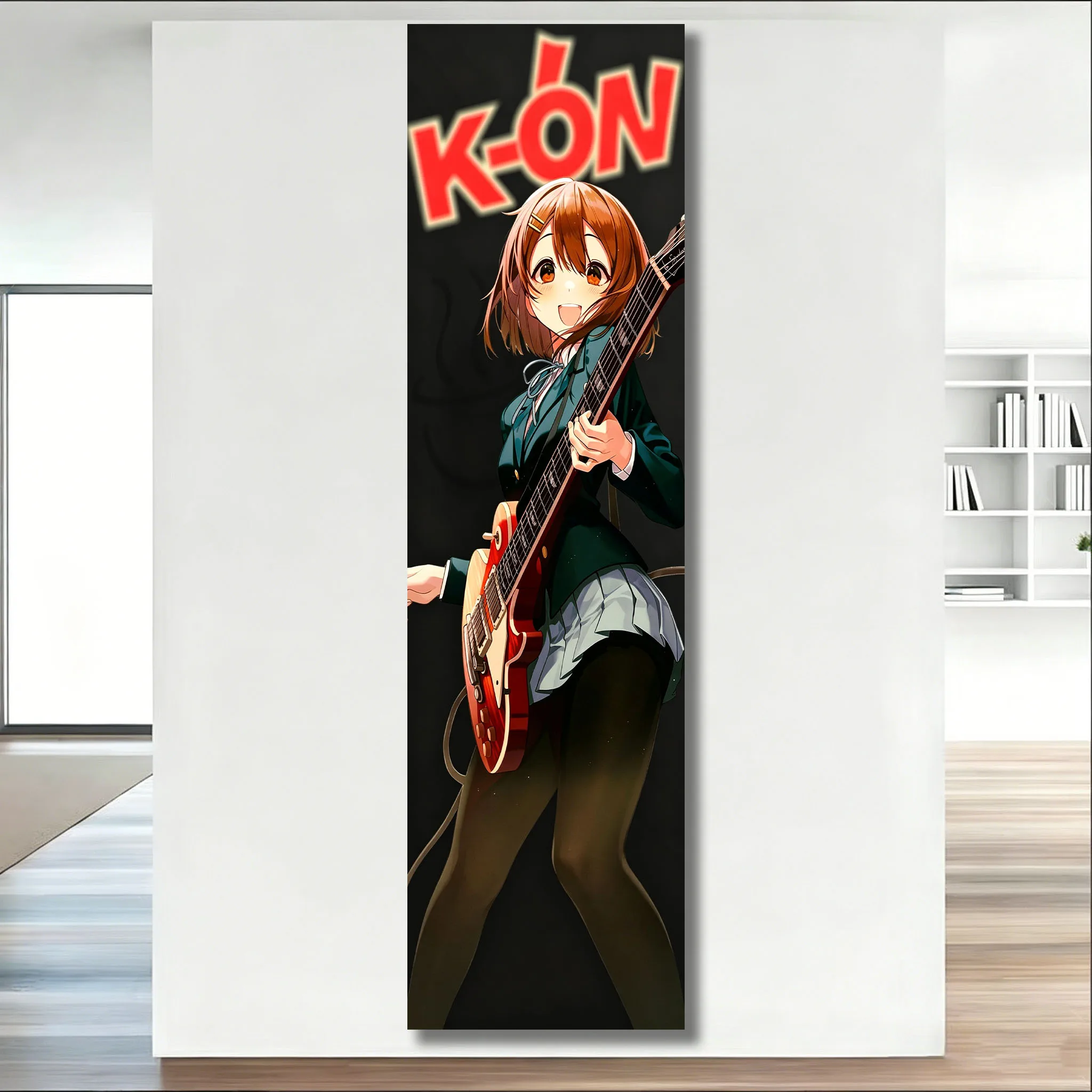 Guitar Anime Girl Tapestry Cute Kawaii Anime Girl Long Tapestry Party Bedroom House Living Room Decor Room Necessaires Stuff