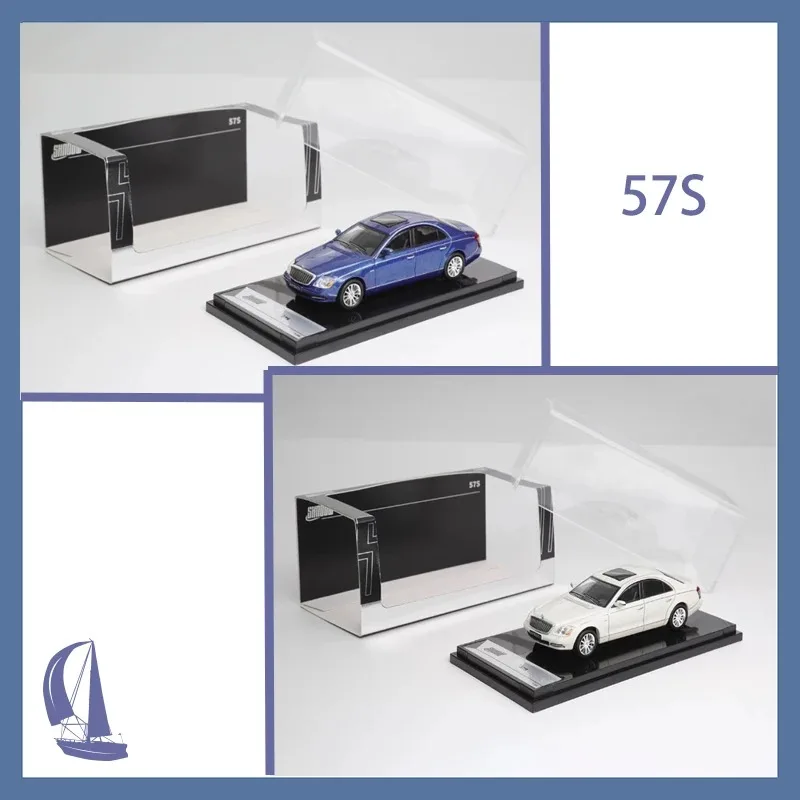 

Модель автомобиля Shadow 57S из сплава, масштаб 1:64, статическая коллекционная модель, украшение, праздничный подарок, игрушка, сувенир