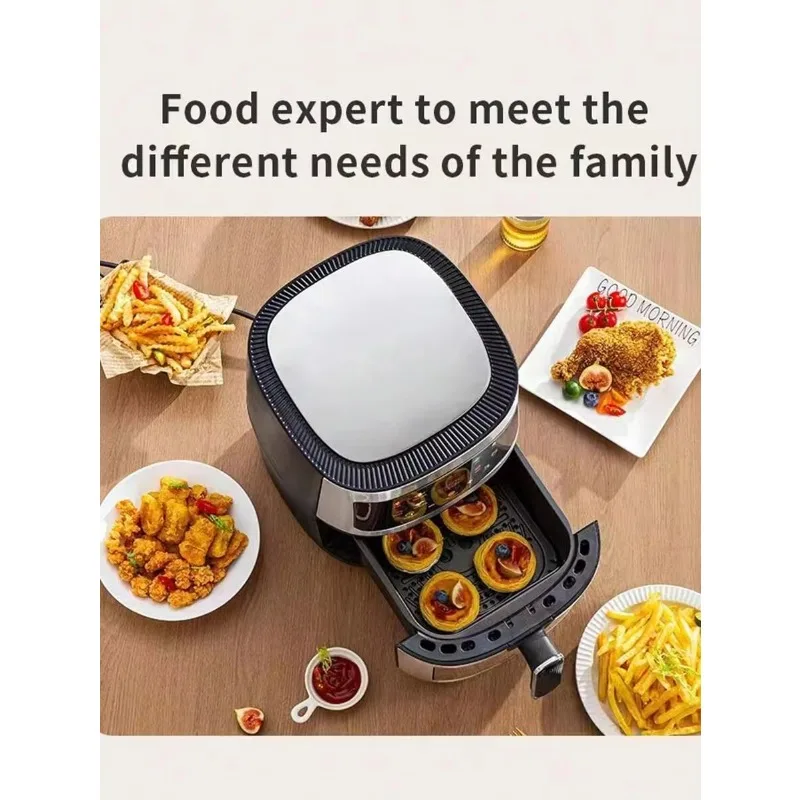 مطبخ منزلي سهل الطبخ غير لاصق 8 لتر مقلاة هوائية رقمية ذكية تعمل باللمس #2