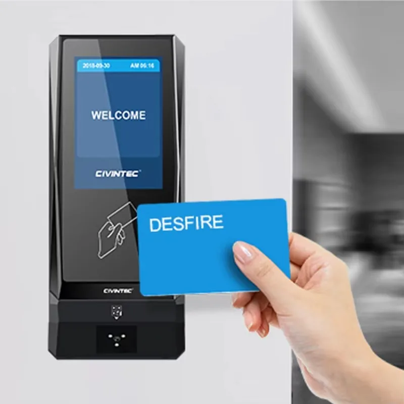 Touch Screen Open Source Door Entry Clock in and Out Machine for Employees Access Control