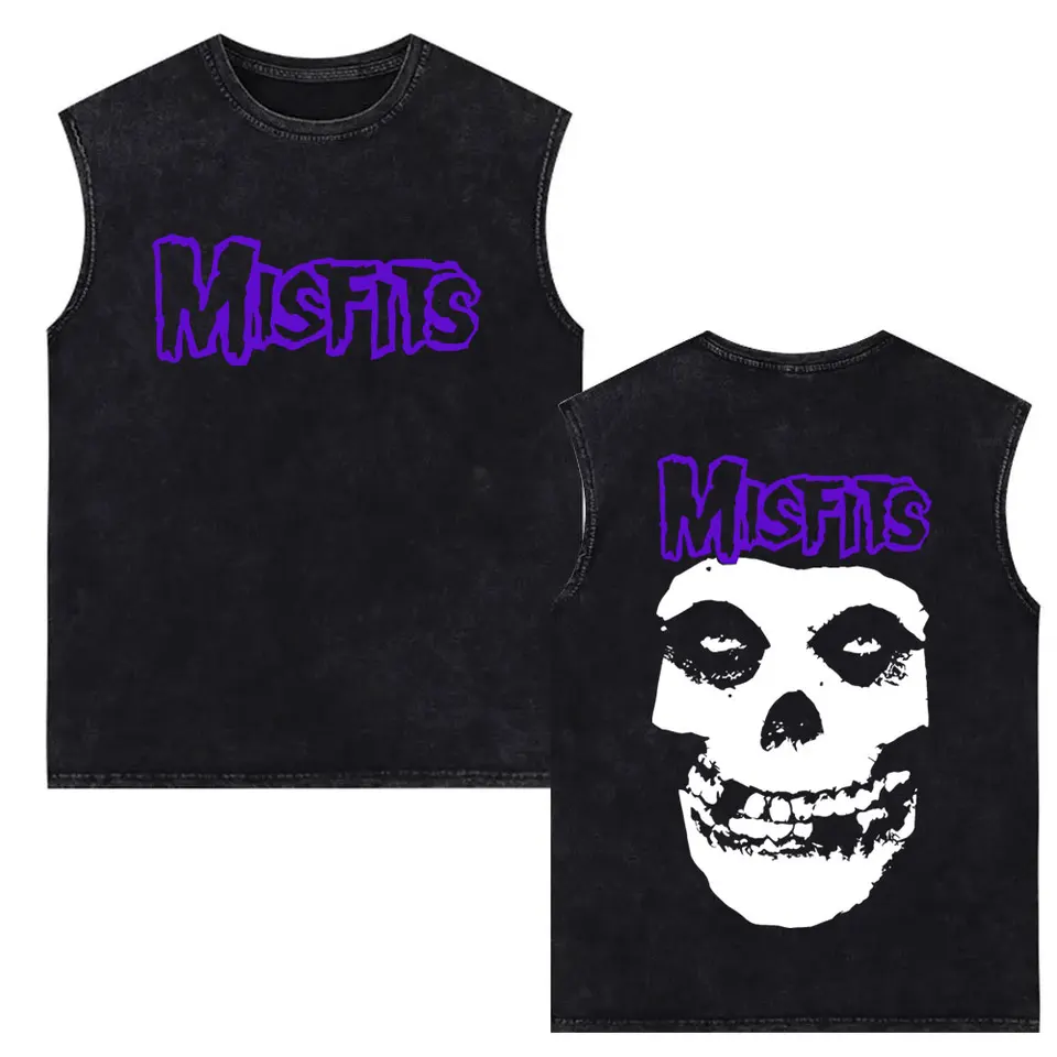 Horror Punk Misfits 20 Years of Terror Skull Rock Washed