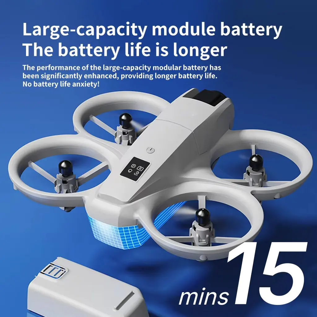 Dron T3 2026 Actualizado con Cámaras Duales HD, Dron 8K FPV con Obstáculos Inteligentes, Retorno con un Clic y Luces LED, Mini Quadcopter RC de Juguete