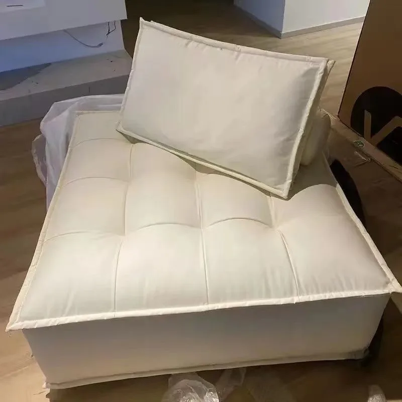 Moderno bloco de tofu forma sala estar único sofá esponja enchimento combinável lazer criativo luxo presentes do feriado decorações do quarto
