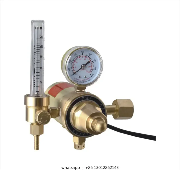 

Economic Industrial CO2 Regulator 220V With Flow Meter and Heater