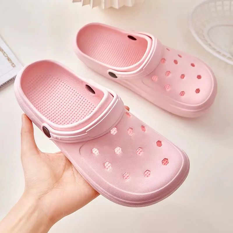 Women Thick Sole Summer Beach Seaside Slides Bathroom Anti Slip Slipper Soft Sandals Fashion Beach slippers