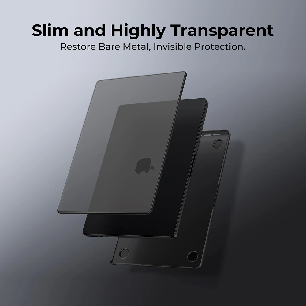 Custodia per laptop per MacBook Pro 14 pollici M4 2024 Release Pro 16 M4 2024 Cover per MacBook Air 13 M3 M2 Chip Ultra sottile Shell Cover