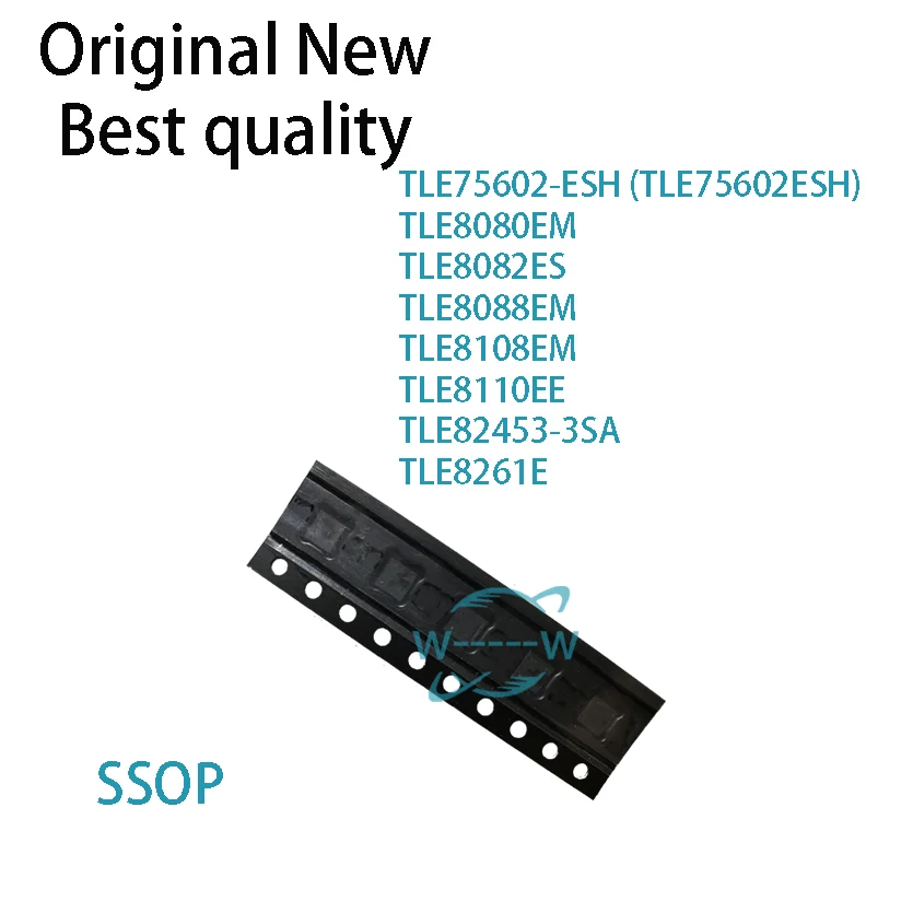 

(5 PCS)NEW TLE75602-ESH TLE75602ESH TLE8080EM TLE8082ES TLE8088EM TLE8108EM TLE8110EE TLE82453-3SA TLE8261E SSOP IC CHIP