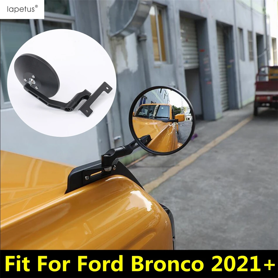 

Car Engine Hood Rearview Mirror Retrofit Part Protection Accessories Exterior Refit Kit For Ford Bronco 2021 - 2024