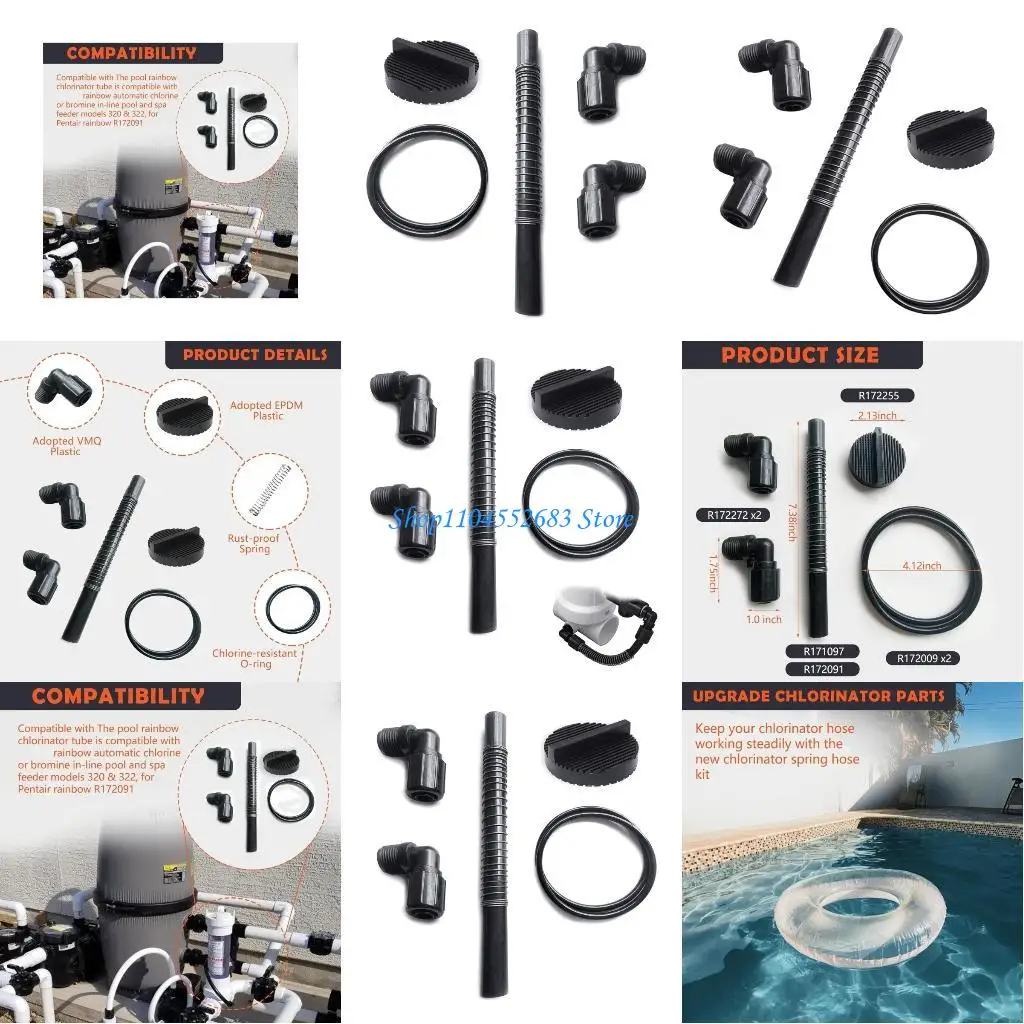 Y6GD Complete Pool Chlorine Feeder Maintenance Package With Essential Replacement