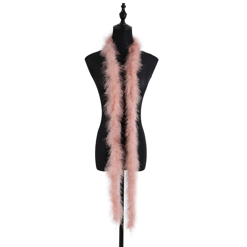 11 gram kalkoenveer boa pluizige maraboe veren sjaal bruiloft kleding accessoires vakantie decoraties naaien versieringen 2 meter
