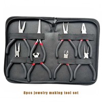 8Pcs Mini Jewelry Making Pliers, Earrings Making Tools, Wire Cutting Stripping Pliers, Supplies for DIY Crafts