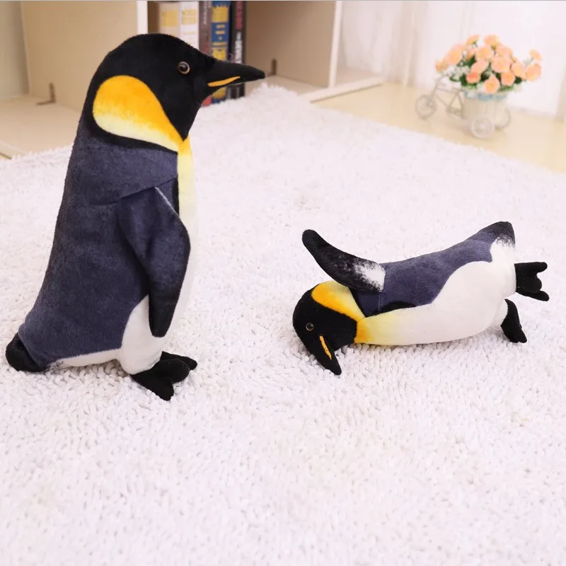 25-55Cm Simulatie Leuke Staande Pinguïn Familie Knuffel Reallife Antarctische Marine Animal Gevulde Poppen Verjaardagscadeau Voor kids