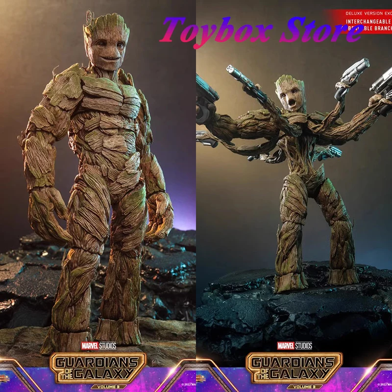 HotToys HT 1/6 MMS707 MMS706 Groot Tree Man Action Figure Guardians of The Galaxy Marvel Movie Delicate 12