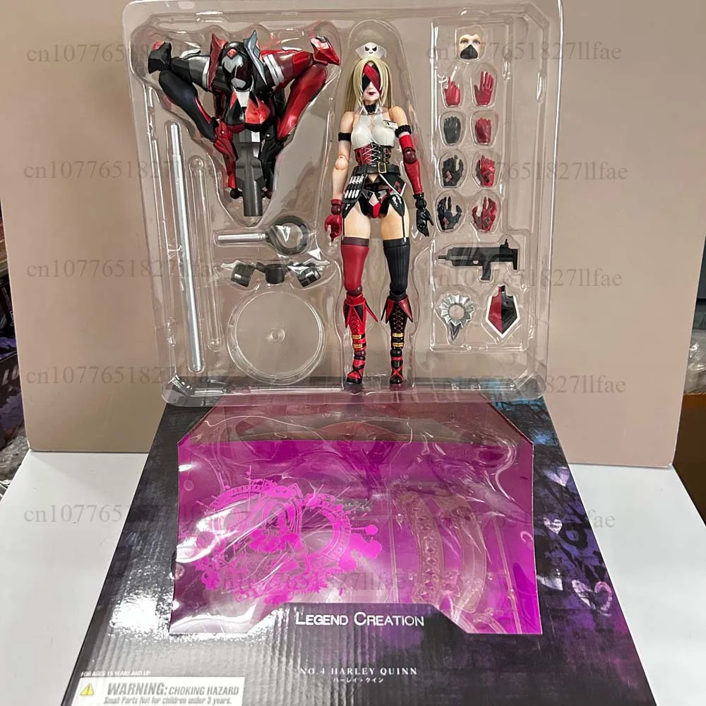 

Play Arts KAI Figure Legend Creation NO.4 Harley Quinn Figure Sexy Figure 1/6th Scale Action Figure Model Toys Room Decoration