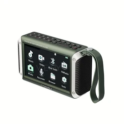 2024 SANSUI F53 4.3-inch LED Display Radio Wireless Bluetooth Speaker Portable FM Radio TF Card Slot MP4 Music Player Video