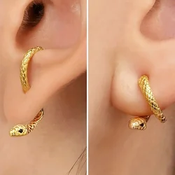 Animal Shapes Ear Studs Exquisite Gothic Snake Earrings Retro Fashion Punk Studs Earring Accessories Personality Girl Jewelry