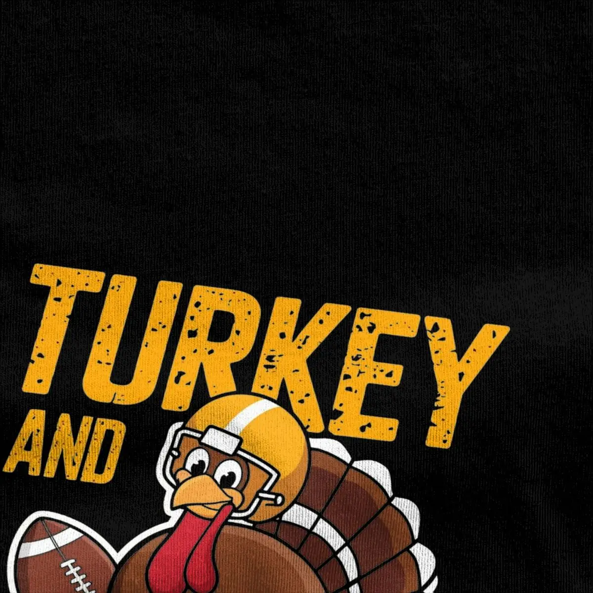 Couple T-Shirt Thanksgiving Day T-Shirts Hippie Turkeys and Touchdowns Summer Tee Shirt Y2K Funny Casual 100 Cotton Clothes