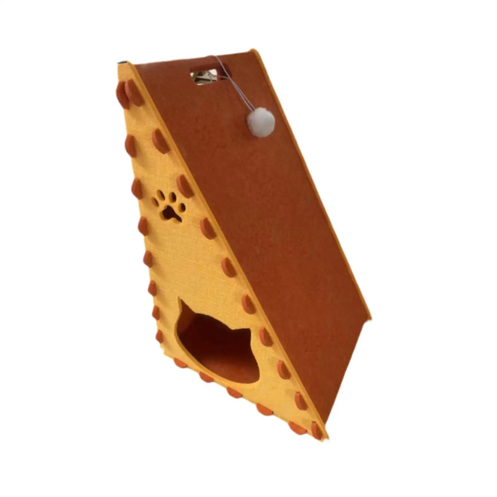 Pet Cat House Kitten Shelter House Scratching Privacy Comfortable (Easy to Assembly) Kitten Sleeping Bed Scratch Resistance