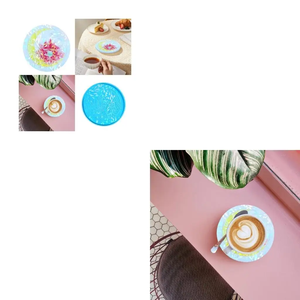 Lotusflower Moulds Resin Casting Mold Silicone Molds for Coaster