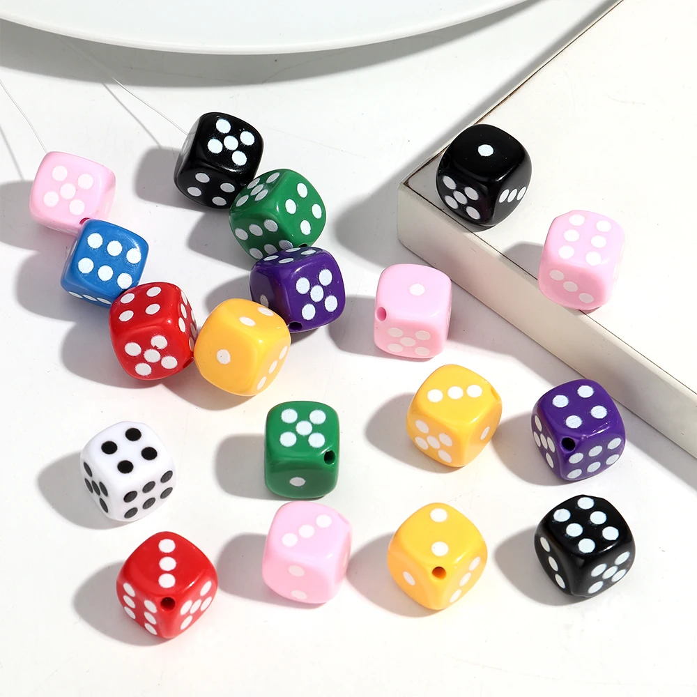 10 шт. акриловые красочные заб – обзор и цена Jewelry Making Game