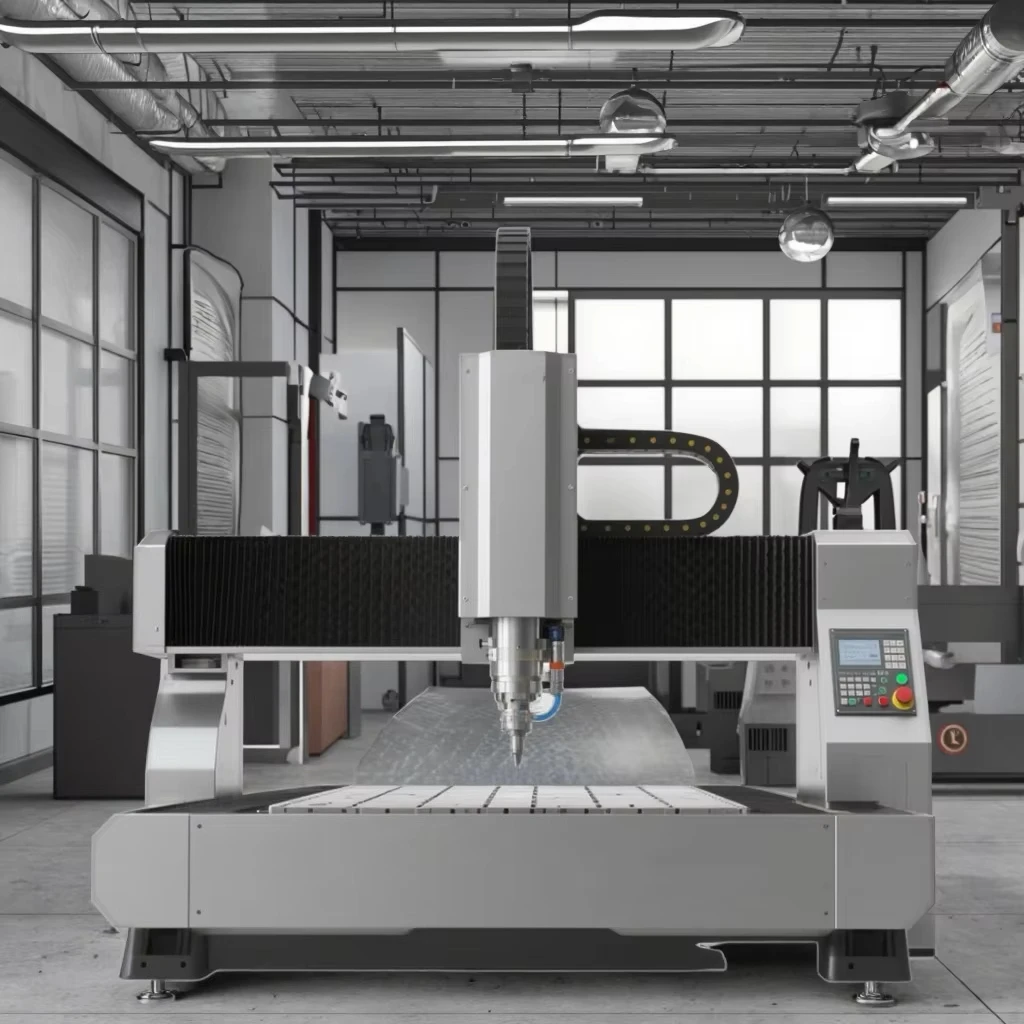QIANRUI Three-Axis High Precision Water Jet Cutting Machine for Stone/Glass/Metal/Ceramic Tiles Core Motor/Engine/Bearing