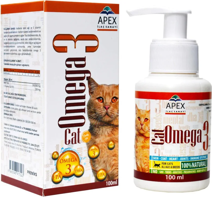 For cat Omega3 Fish Oil Feather Casting Anti/Feather Health