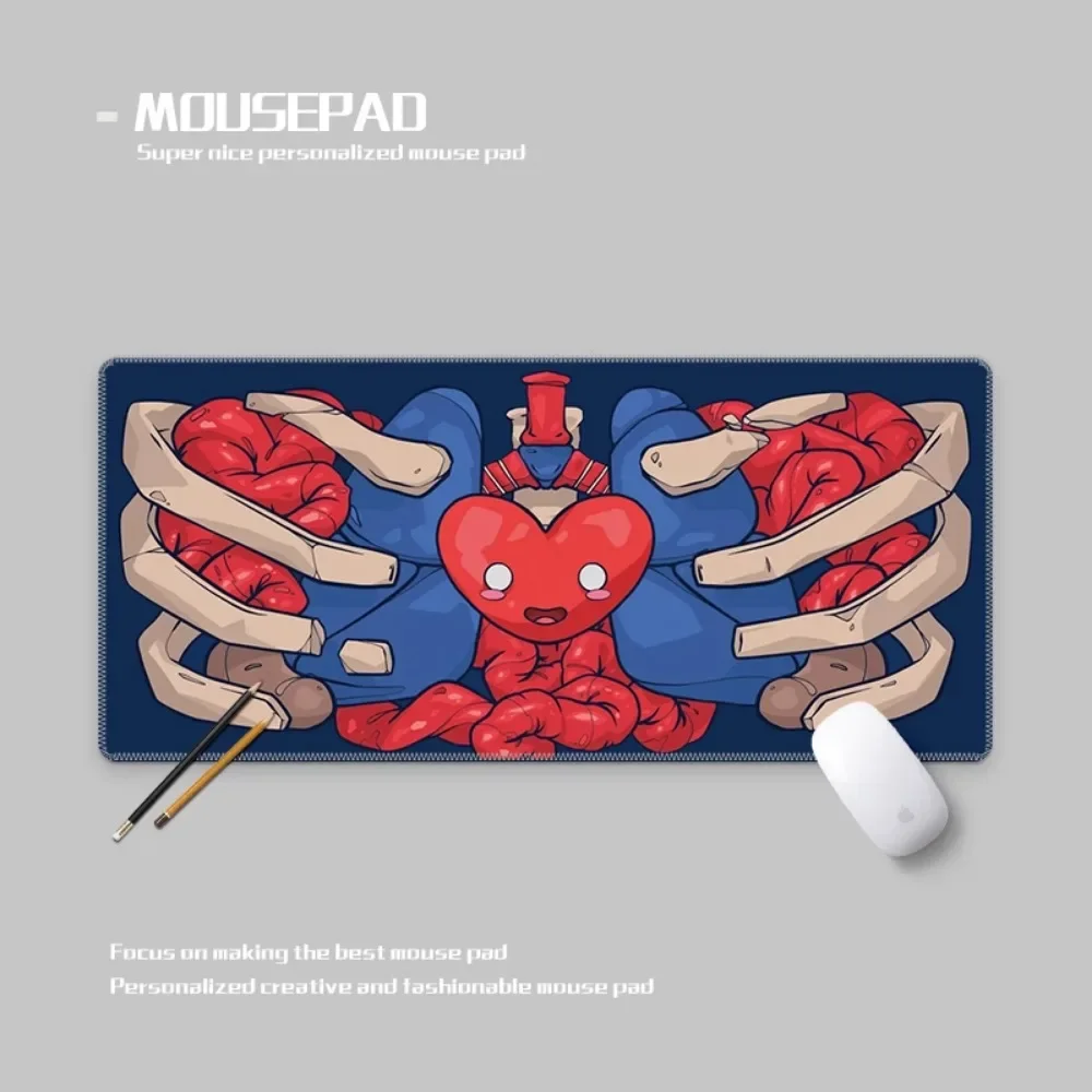 Anatomie Hart Muismat Natuurlijk Rubber 5mm Dikte Oversize Glad FPS E-sport Aangepaste Gaming Bureau Mat Huishoudelijke Mat