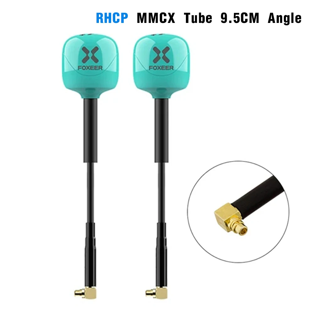 FOXEER FPV Antenna Lollipop 4 Plus 4+ 2pcs 5.8G 2.6dBi Omni Mini Antenna RHCP LHCP SMA RPSMA MMCX UFL for RC FPV Racing Drone