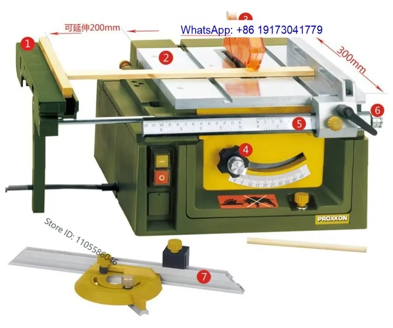 Household Precise Woodworking Sliding Table Saw Mini Desktop Dust-Free Saw