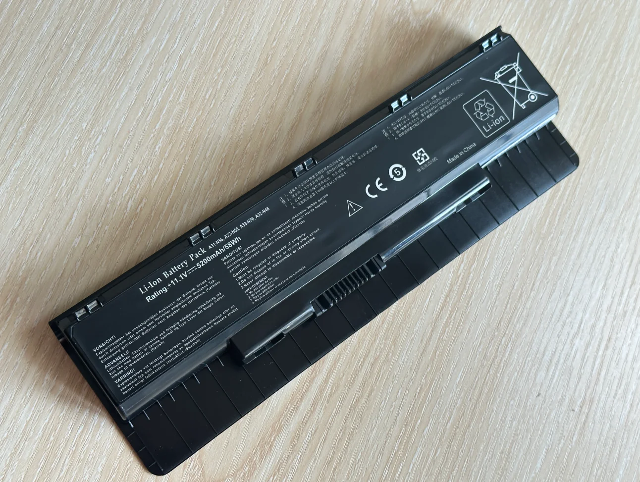 Ordinateur portable batterie A31-N56 Pour ASUS A32-N56 A33-N56 N46 N76 N56 N46V batteries N56V B53V B53A F45A F45U N76V R500N N56D batterie