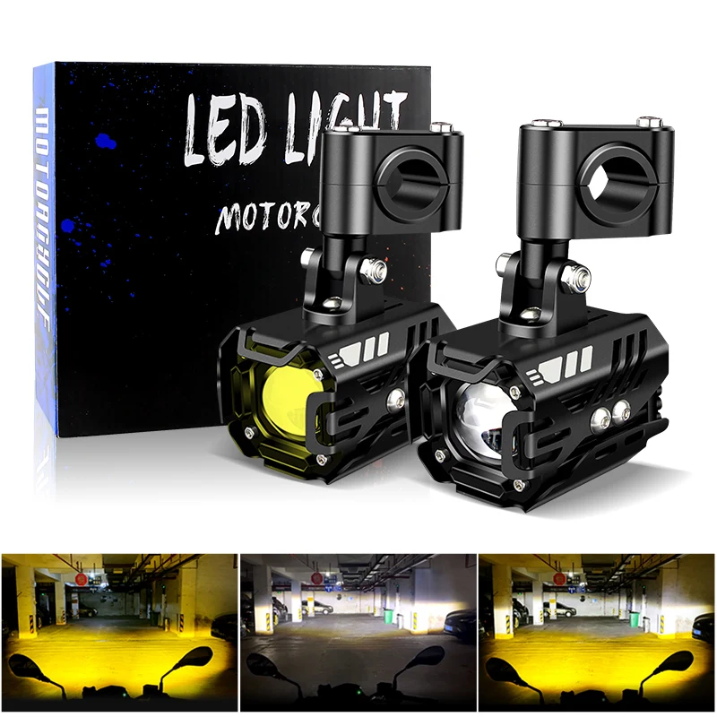 

1 Set LED Headlight for Motorcycle Lamp DRL/Daytime Running Light For BMW YAMAHA Suzuki Ducati Honda Kawasaki CFMOTO Adventure