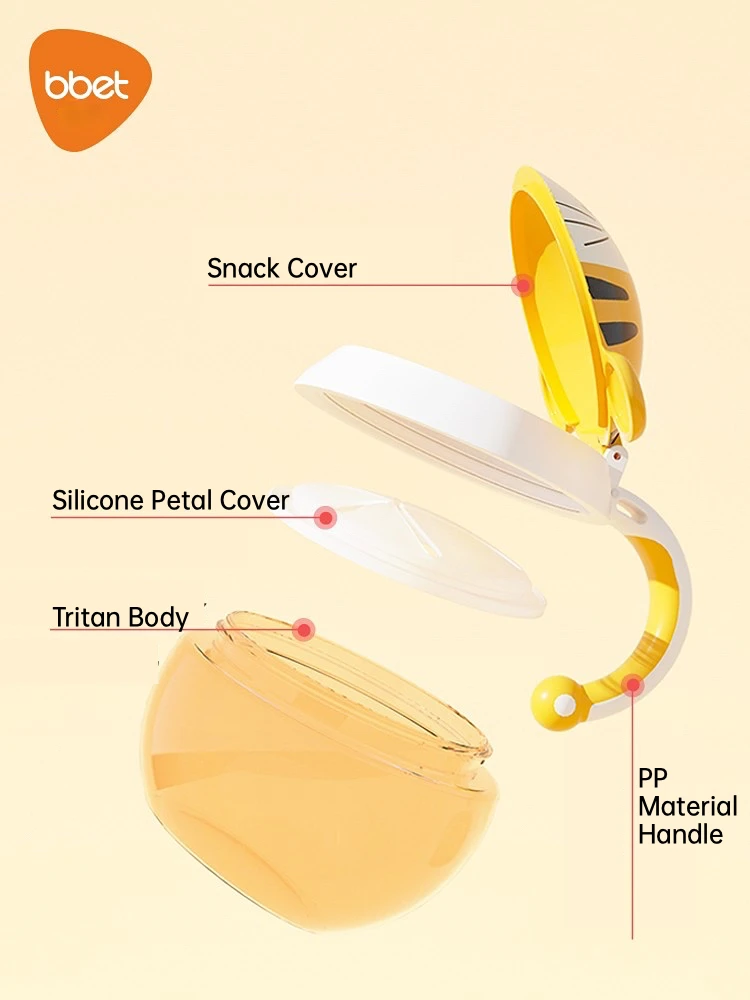 BBET 유아용 식품 보관함, 시리얼 스낵 박스, 어린이 만화 용기, 유아용 휴대용 식품 보관함, 무료 배송